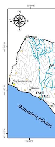 ΥΔΡΟΤΕΧΝΙΚΑ (2018) 27: 54-67 63 Ο λόγος Mg/(Mg+Ca) κυμαίνεται από 0,01 έως 0,83 meq/l με μέση τιμή 0,42 και τυπική