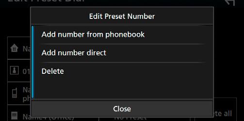 ÑÑΜεταφορά τηλεφωνικού καταλόγου Μπορείτε να μεταφέρετε τον τηλεφωνικό κατάλογο στο Bluetooth smartphone σας μέσω PBAP. Αγγίξτε το [ ]. 2 Αγγίξτε το [ ].