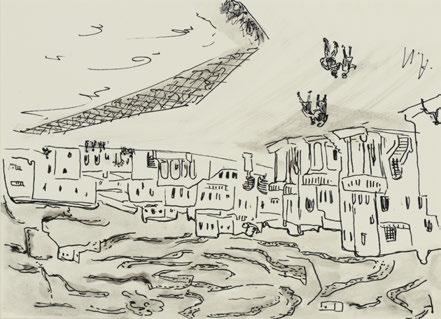 Μελάνι σέ χαρτί, 305 x 215 mm. Ὑπογεγραμμένο καί χρονολογημένο στό μέσο: «ν. Γ.