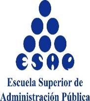 ASPIRANTES QUE CUMPLIERON REQUISITOS DE INSCRIPCION PARA EXAMEN DE ADMISION PROGRAMA: ESPECIALIZACION EN FINANZAS PUBLICAS-VIRTUAL TERRITORIAL: ESCUELA SUPERIOR DE ADMINISTRACION PUBLICA - PRINCIPAL