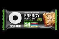 Energy Muesli bar 40γρ H OSHEE Energy Muesli bar περιέχει καφείνη, ταυρίνη, μεγνήσιο και βιταμίνες
