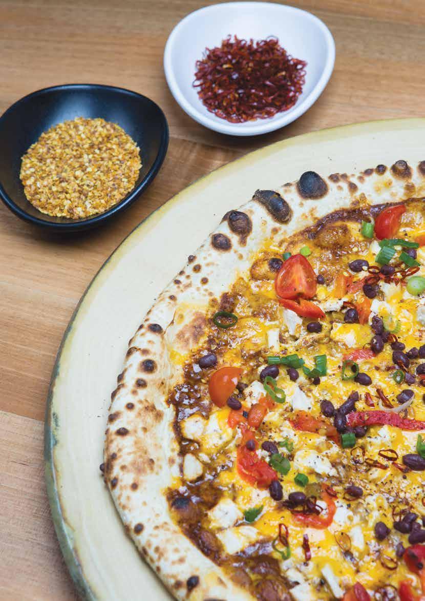 Pizza Mexicana Puebla: Spice Oil καπνιστή πάπρικα-χαλαπένο κωδ. V036216 Τσίλι κίτρινο Aji Amarillo κωδ. V574483 Τσίλι σε ροδέλες κωδ. V826683 Φασόλια Αζτέκων κωδ.