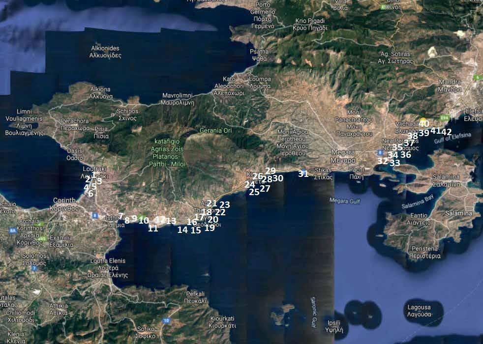 10 ΦΑΚΕΛΟΣ / ΠΟΥ ΝΑ ΚΟΛΥΜΠΗΣΕΤΕ ΙΟΥΝΙΟΣ 2019 Πίνακας Θέσεων στις 08 / 05 / 2018 στις παραλίες από Λουτράκι μέχρι Λουτρόπυργο, και αποτελεσμάτων Μικροβιολογικής Ανάλυσης σε θαλασσινό νερό με την