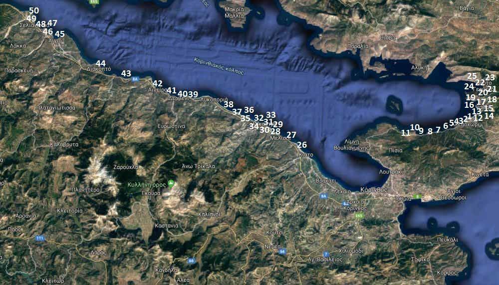 20 ΦΑΚΕΛΟΣ / ΠΟΥ ΝΑ ΚΟΛΥΜΠΗΣΕΤΕ ΙΟΥΝΙΟΣ 2019 Πίνακας Θέσεων στις 24 / 05 / 2019 στις παραλίες από Κάτω Αλεποχώρι έως Κιάτο, και αποτελεσμάτων Μικροβιολογικής Ανάλυσης σε θαλασσινό νερό με την μέθοδο