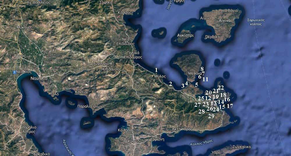 28 ΦΑΚΕΛΟΣ / ΠΟΥ ΝΑ ΚΟΛΥΜΠΗΣΕΤΕ ΙΟΥΝΙΟΣ 2019 Πίνακας Θέσεων στις 12 / 06 / 2019 στις παραλίες της Τροιζηνίας - Πόρου και αποτελεσμάτων Μικροβιολογικής Ανάλυσης σε θαλασσινό νερό με την μέθοδο