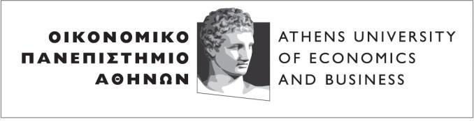 ΚΕΝΤΡΟ ΕΠΙΜΟΡΦΩΣΗΣ ΚΑΙ ΔΙΑ ΒΙΟΥ ΜΑΘΗΣΗΣ Κεφαλληνίας 46, 112 51 Αθήνα, 3 ος όροφος. Tηλ.: 210 8203 912 46, Kefallinias St., 3 rd floor, Athens 112 51, Greece Tel.: (+30) 210 8203 912 e-mail: dz@aueb.