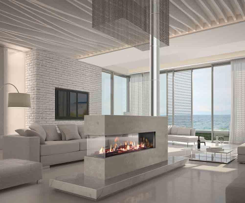 20 frameless, 3 caras península