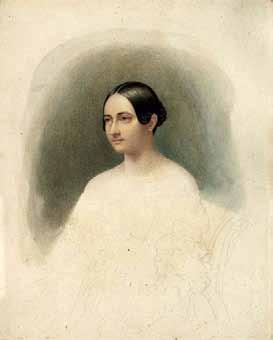 449 448 23. Σχέδια, ὑδατογραφίες, κλπ. 448 MAYR, Heinrich von, 1806-1871. Πορτραῖτο τῆς βασίλισσας Ἀμαλίας. [π.