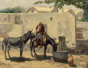 Λάδι σέ μουσαμά, 640 x 510 mm. Ὑπογεγραμμένο κάτω ἀριστερά: «Α. Ι. Θεοδωρόπουλος».