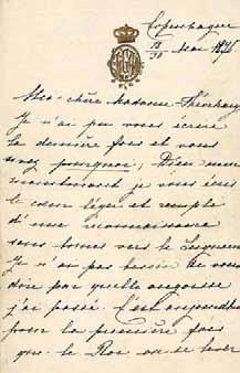 189 ΟΛΓΑ, 1851-1926, βασίλισσα τῶν Ἑλλήνων. Δεκαπέντε αὐτόγραφες ἐπιστολές καί σημειώματα μέ τήν ὑπογραφή της («Olga» καί «O»), πρός τή Μεγάλη Κυρία τῆς Αὐλῆς Ἑλένη Θεοχάρη.