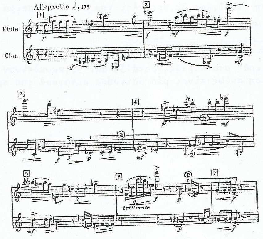 Παρ. 38 Για λόγους απλούστευσης, όλα τα παραδείγματα αυτού του βιβλίου με μεταφερόμενα όργανα (όπως το κλαρινέτο) είναι γραμμένα έτσι όπως ηχούν.
