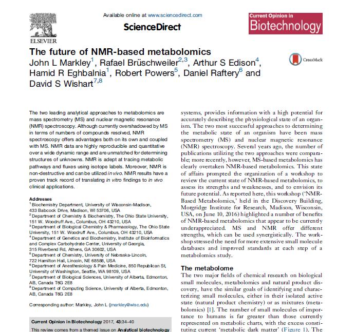 Nuclear Magnetic Resonance (NMR) spectroscopy Advanced analytical