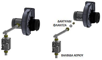 Αφαιρέστε το μπροστινό καπάκι του λέβητα ξεβιδώνοντας τις τέσσερις βίδες που το συγκρατούν 4.