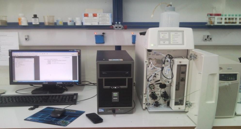 Εικόνα 4: Ο ιοντικός χρωματογράφος (ion chromatography system της εταιρίας Dionex μοντέλο ics-1100).
