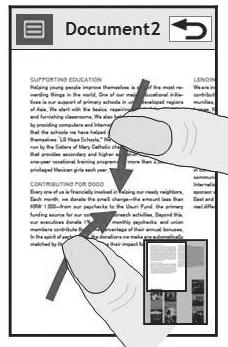 Zooming In or Out When viewing photos, web pages, emails, or maps, you can zoom in and out. Pinch your fingers together or slide them apart.