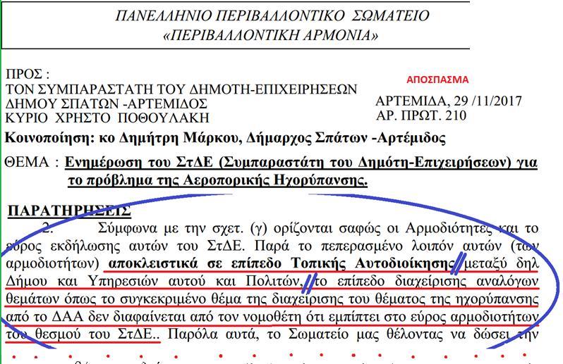 Η ανωτέρω θέση των εκπροσώπων του