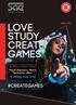 LOVE STUDY CREATE GAMES. #CreateGames. sae.edu. Ο στόχος είναι ένας. Παρίσι Βαρκελώνη Μιλάνο Άμστερνταμ Αθήνα
