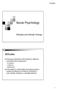 Social Psychology. Attitudes. Attitudes and Attitude Change. and behavioral components.