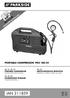 IAN PORTABLE COMPRESSOR PKZ 180 C4. PORTABLE COMPRESSOR Translation of the original instructions