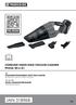 IAN CORDLESS HAND-HELD VACUUM CLEANER PHSSA 20-Li A1. ΕΠΑΝΑΦΟΡΤΙΖΟΜΕΝΟ ΣΚΟΥΠΑΚΙ ΧΕΙΡΟΣ Μετάφραση των αυθεντικών οδηγιών λειτουργίας