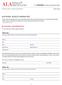 AUTHOR QUESTIONNAIRE CONTACT INFORMATION. Author One. Author Two
