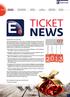 NEWS TICKET GO TO ΤΡΙΜΗΝΙΑΙΟ NEWSLETTER ΓΙΑ ΤΙΣ ΥΠΗΡΕΣΙΕΣ ΔΙΑΤΑΚΤΙΚΩΝ. Αγαπητοί φίλοι και συνεργάτες,