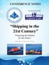 Shipping in the 21st Century