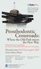 Prosthodontic Crossroads: