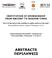 ABSTRACTS ΠΕΡΙΛΗΨΕΙΣ