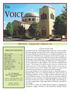 VOICE THE CATECHISM 101. THE VOICE February 2014 - Volume No. 281 TABLE OF CONTENTS