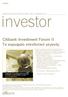 Citibank Investment Forum II Το κορυφαίο επενδυτικό γεγονός