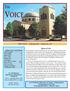 VOICE THE. THE VOICE February 2012 - Volume No. 259. Hymn of Note