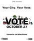 Greek I E/\1\HNIKA. Your City. Your Vote. OCTOBER 27. toronto.ca/elections ~TORONTO. Call EIBII