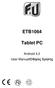 ETB1064. Tablet PC. Android 4.2 User Manual/Οδηγίες Χρήσης