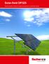 Solar-field DP325. Τεχνικό εγχειρίδιο συστήματος στήριξης φωτοβολταϊκών με διπάσσαλη έμπηξη