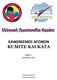 ΚΑΝΟΝΙΜΟΙ ΑΓΩΝΩΝ KUMITE KAI KATA ΕΚΔΟΗ 7.1 ΕΓΚΤΡΟ ΑΠΟ 1.1.2012 ΕΠΙΜΕΛΕΙΑ ΜΕΣΑΦΡΑΗ ΑΡΕΝΙΑΔΗ ΔΗΜΗΣΡΙΟ