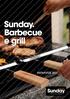 Sunday. Barbecue e grill