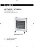 SCQH-15 / SCQH-24 Convection & Radiant Heater 2 IN 1 Θερμαντικό Quartz & Θερμοπομπός 2 ΣΕ 1