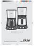 COFFEE MAKER MODEL KF 5220 / 5265 D GR NL F GB. AEG IFU Florence Coffeemaker 5lang.indd 1 07.03.11 13:46