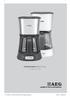 COFFEE MAKER MODEL KF 5xxx D GR NL F GB. ELX14520_IFU_Florence_Coffeemaker_AEG_update_5lang.indd 1
