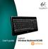User s guide. Logitech. Wireless Keyboard K340
