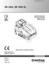 CR 1000, CR 1000 XL. Instrucciones de uso Manual de Utilização Istruzioni d uso Οδηγίες χρήσης. 2/08 revised 4/08 FORM NO. 56041723.