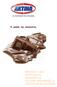 Η χρήση της σοκολάτας ΠΡΩΤΕΣ ΥΛΕΣ ΚΟΡΥΦΑΙΑΣ ΠΟΙΟΤΗΤΑΣ ΓΙΑ ΤΗΝ ΑΡΤΟΠΟΙΪΑ & ΤΗ ΖΑΧΑΡΟΠΛΑΣΤΙΚΗ