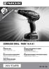 IAN 93498 CORDLESS DRILL PABS 14.4 A1. CORDLESS DRILL Operation and Safety Notes Translation of original operation manual