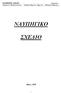ΝΑΥΠΗΓΙΚΌ ΣΧΕΔΙΟ. Σημειώσεις Γεώργιος Κ. Χατζηκωνσταντής Ναυπηγός Μηχ / γος Μηχ / κός Επίκουρος Καθηγητής ΝΑΥΠΗΓΙΚΟ ΣΧΕΔΙΟ