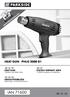 IAN 71600 HEAT GUN PHLG 2000 B1 HEAT GUN ΠΙΣΤΟΛΙ ΘΕΡΜΟΥ ΑΕΡΑ HEISSLUFTGEBLÄSE. Operation and Safety Notes. Υποδείξεις χειρισμού και ασφαλείας