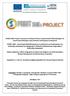 SPRINT SMEs Project: Research in Software PRocess ImprovemeNT Methodologies for Greek Small & Medium sized Software Development EnterpriseS
