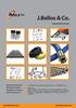 J.Bellos & Co. Κατάλογος Βιομηχανικών Προϊόντων. Industrial Products. Βιομηχανικοί Σωλήνες Μεταλλικοί Σωλήνες Εξαρτήματα Σύνδεσης Ειδικές Κατασκευές