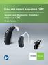 Πίσω από το αυτί ακουστικά CORE Ακουστικά βαρηκοΐας Standard micro και CRT