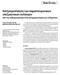 Κατηγοριοποίηση των παραπνευμονικών υπεζωκοτικών συλλογών Από την παθοφυσιολογία στην κατηγοριοποίηση και τη θεραπεία